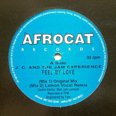 J C And The Jam Experience ‎– Feel My Love Afrocat Records ‎– AFRO04