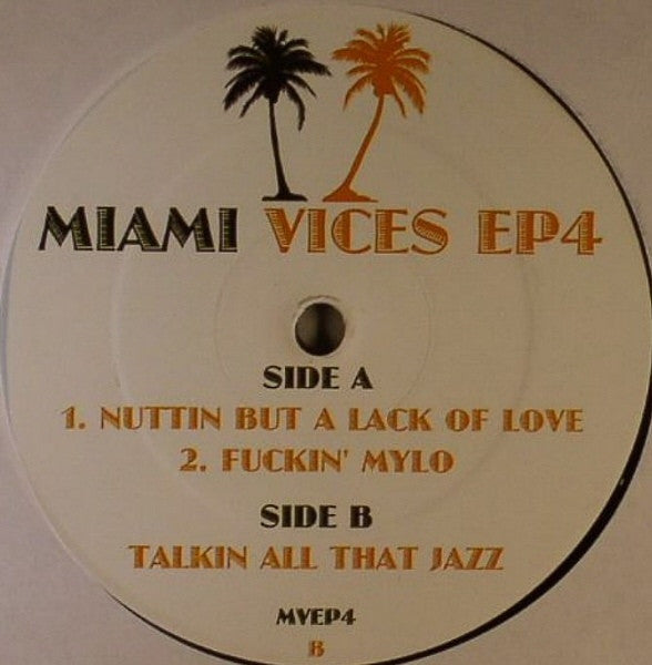 Various‎– Miami Vices EP 4 12" PROMO Miami Vices Series MVEP4