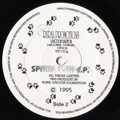 Rural Groove Foundation - Space Funk EP - RURAL1 Rural Promotions