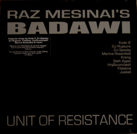 Raz Mesinai's Badawi - Unit Of Resistance ROIR ‎– RUSLP 8307