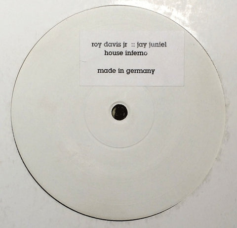 Roy Davis Junior - House Inferno 12" PROMO PERS01