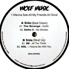 Various ‎– I Wanna See All My Friends At Once Wolf Music Recordings ‎– WOLFEP003