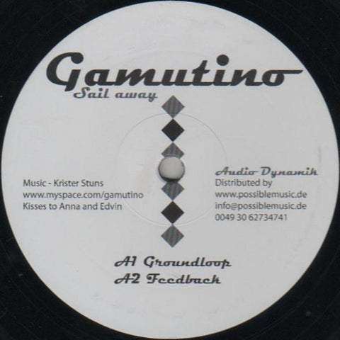 Gamutino ‎– Sail Away 12" Audio Dynamik ‎– AD 01