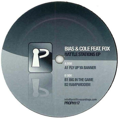 Zed Bias, MJ Cole - Battle Stations EP 12" PROPH117 Prolific Recordings