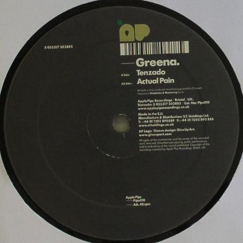 Greena ‎– Tenzado Apple Pips ‎– Pips010