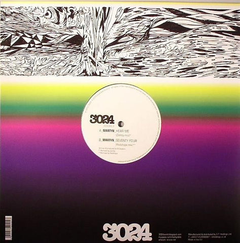 Martyn - Hear Me (Zomby Mix) / Seventy Four (Redshape Mix) 12" 3024006 3024