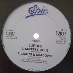 Europe - Superstitious 12" EURT3 Epic