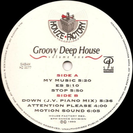 Groovy Deep House - Volume One - HZ0077 Houze Factory