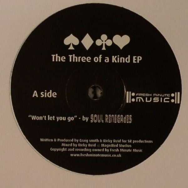 Soul Renegades / Sam Irl / Stratasoul ‎– The Three Of A Kind EP - Fresh Minute Music ‎– FRESH006