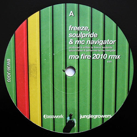 Freeze, Soulpride, MC Navigator, Mystic Dan - Mo Fire 2010 Rmx / Two Sounds 12" BW36 JG03 Basswerk