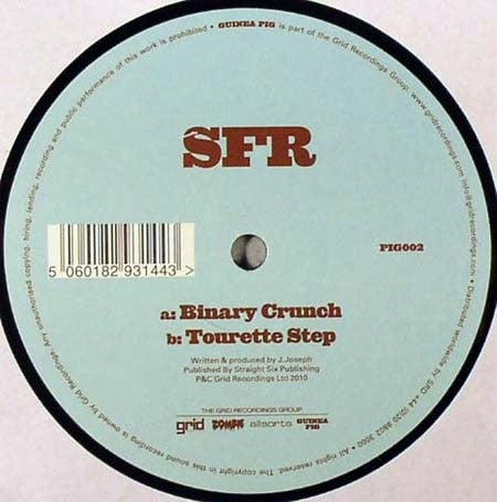 SFR - Binary Crunch 12" PIG002 Guinea Pig Records