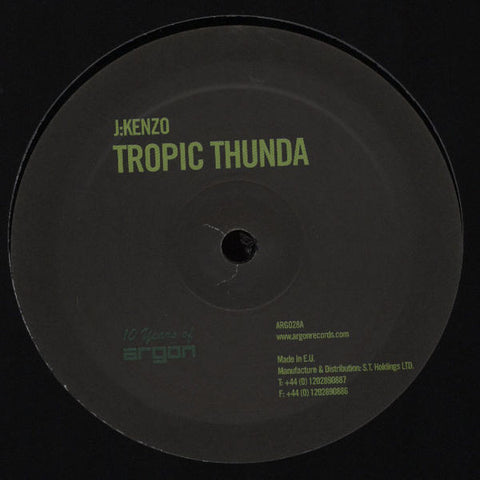 JKenzo ‎– Tropic Thunda / Counteraction Label: Argon ‎– ARG028