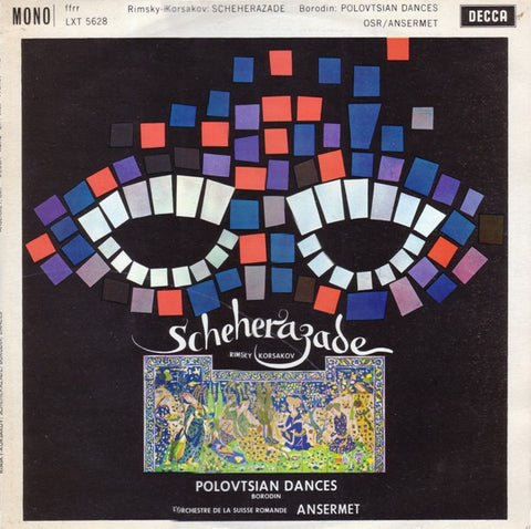 Rimsky-Korsakov, Borodin, OSR, Ansermet - Scheherazade, Polovtsian Dances 12" LXT5628 Decca