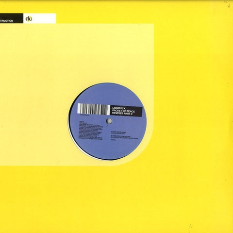 Lionrock ‎– Packet Of Peace (Remixes Part 2) 12" DECON010 Deconstruction