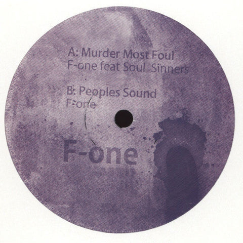 F-One* ‎– Murder Most Foul / Peoples Sound Label: Dubstar ‎– DUBSTAR013