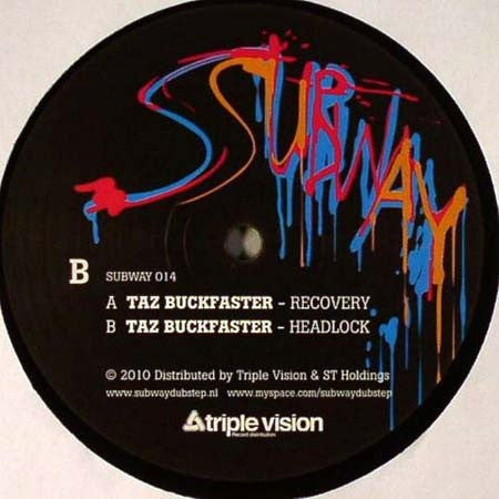 Taz Buckfaster ‎– Recovery 12" Subway - SUBWAY 014
