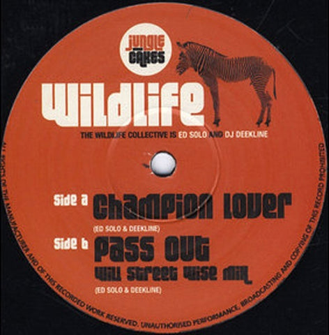 The Wildlife Collective - Champion Lover / Pass Out - JC005 Jungle Cakes