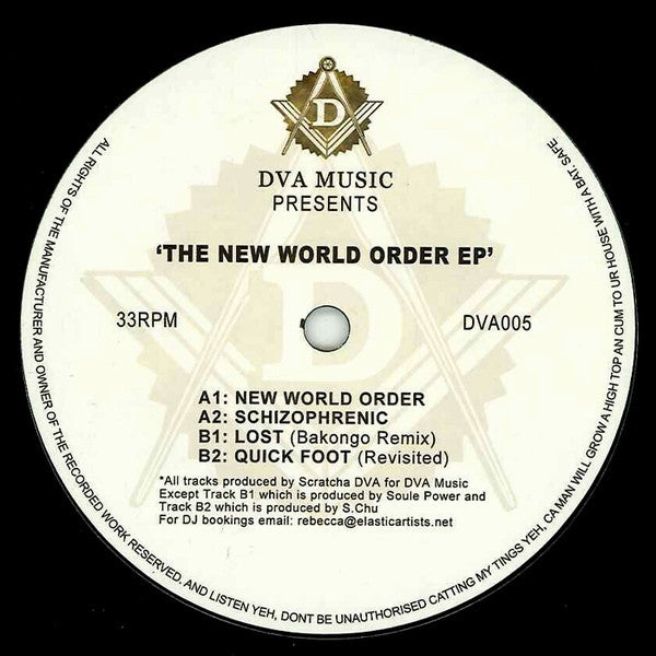 Various - The New World Order EP 12" DVA005 DVA Music