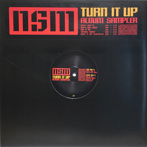 NSM ‎– Turn It Up (Album Sampler) Virgin ‎– VDJX2981