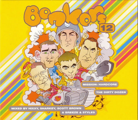 Bonkers 12 - The Dirty Dozen - Various (4xCD) React REACTCD246
