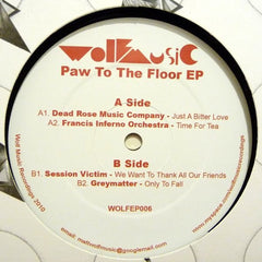 Various - Paw To The Floor EP 12", EP Wolf Music Recordings WOLFEP006