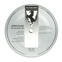 James Blake - Klavierwerke EP 12" RS1007 R&S Records