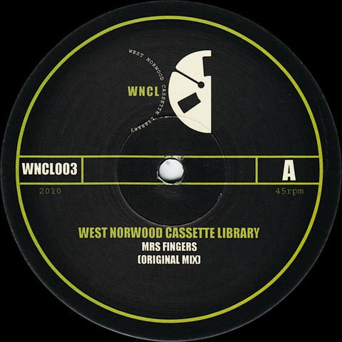 West Norwood Cassette Library - Mrs Fingers 10" WNCL003 WNCL Recordings