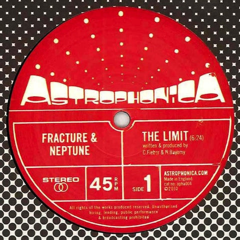 Fracture & Neptune - The Limit / Get Lost 12" APHA004 Astrophonica