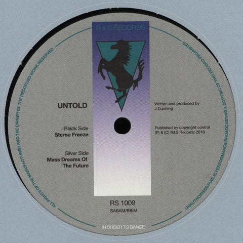 Untold - Stereo Freeze 12" RS1009 R&S Records
