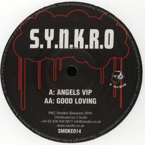 SYNKRO - Angels VIP / Good Loving - Smokin' Sessions ‎– SMOKE014