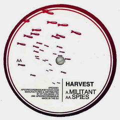 Harvest - Militant / Spies 12" APEXX001 Apexx Recordings