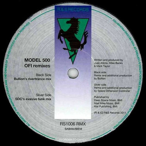 Model 500 - OFI (Remixes) 10" RS1006RMX R&S Records