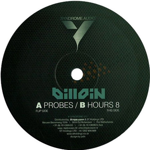 Billain - Probes / Horus 8 12" SYNDROME017 Syndrome Audio