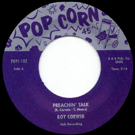 Roy Corwin ‎– Preachin' Talk Popcorn POPC-102