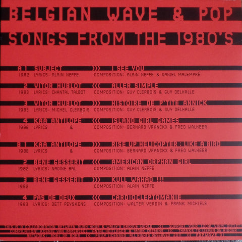 Various ‎– Belgian Wave & Pop Songs From The 1980's Popwave ‎– POPWAVE 01