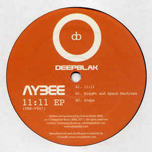 Aybee ‎– 11 11 EP Deepblak ‎– DBR-V007