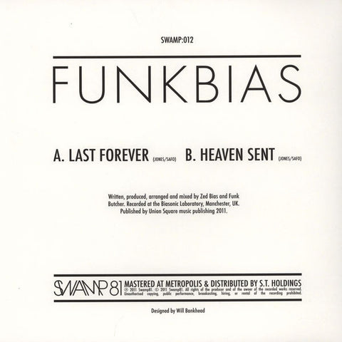 Funkbias ‎– Last Forever - Swamp 81 ‎– SWAMP:012