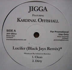Jigga, Kardinal Offishall - Lucifer (Black Jays Remix) 12" PROMO JAY001