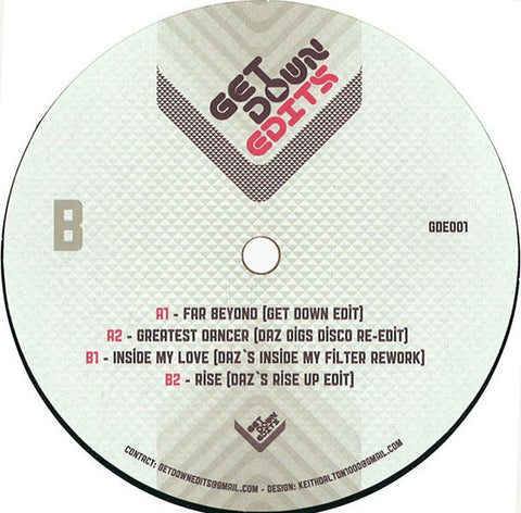 Get Down Edits - Get Down Edits Volume 1 - GDE001 Get Down Edits