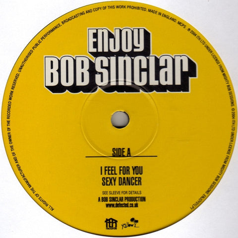 Bob Sinclar - Enjoy Part 1 2x12" ENJOY01LP1 ITH Records