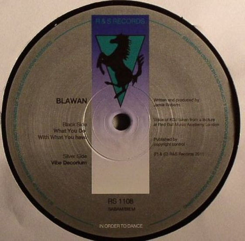 Blawan ‎– What You Do With What You Have - R & S Records ‎– RS 1108