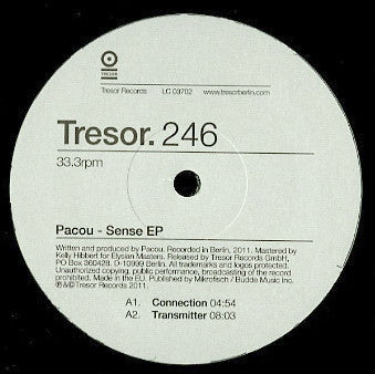Pacou ‎– Sense EP Tresor ‎– Tresor246