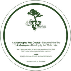 Andyskopes - Distance From You / Reading By The White Lake 12" UM006 Utopia Music