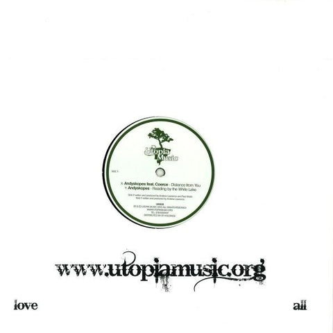 Andyskopes - Distance From You / Reading By The White Lake 12" UM006 Utopia Music