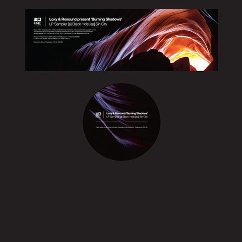 Loxy, Resound - Burning Shadows 12" EXIT035 Exit Records