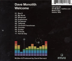 Dave Monolith - Welcome (CD) CAT216CD Rephlex