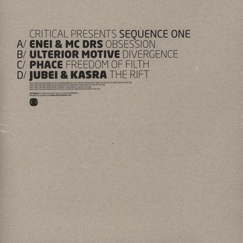 Various - Sequence One 2x12" CRIT060 Critical Recordings
