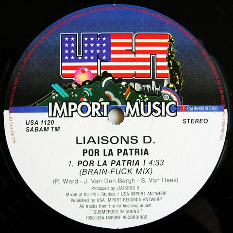 Liaisons D - Por La Patria -  Stress-Free - USA Import Music ‎– USA 1120