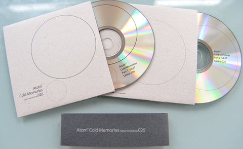 Atom - Cold Memories - Sahko Recordings ‎– Sahko-026