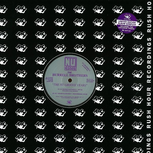 The Burrell Brothers - The Nu Groove Years Sampler 12" Rush Hour Recordings ‎– RH 117-12
